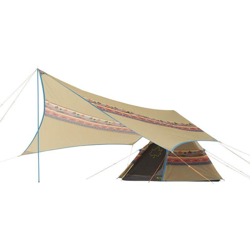 【新版】 LOGOS ロゴス ナバホ Tepee 400 テント本体 ＆ インナーマット ＆ グランドシート ＆ タープ 4点セット ナバホ柄 大型 【R1571347174】(55070円)