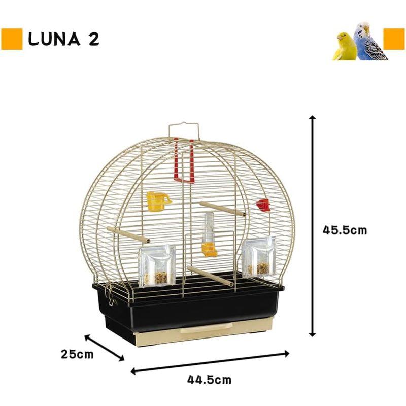 ファープラスト 鳥かご ルナ 2 ゴールド(つやなし) 小型鳥用 鳥かご ルナ ゴールド つやなし 小型鳥用