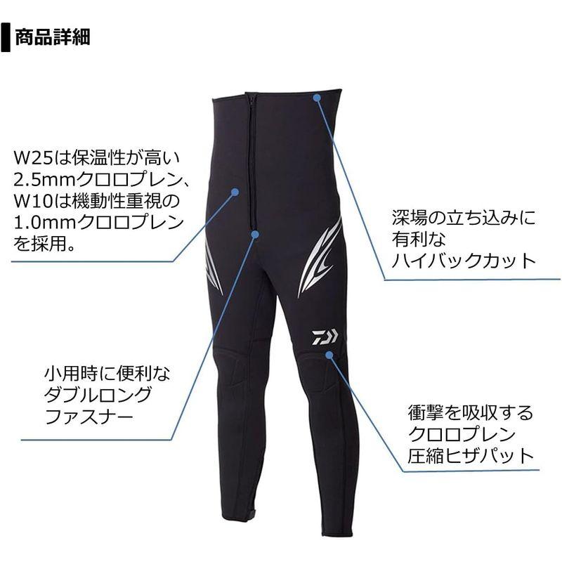 ダイワタイツ DT-4001W10 ブラック ブラック cm DT 4001W10 サイズ