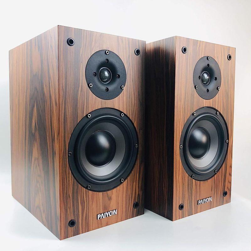 スピーカー PAIYON P4-2.0 Hi-Fi 本棚スピーカー パッシブ ペア (Rosewood)｜chaco-2｜03