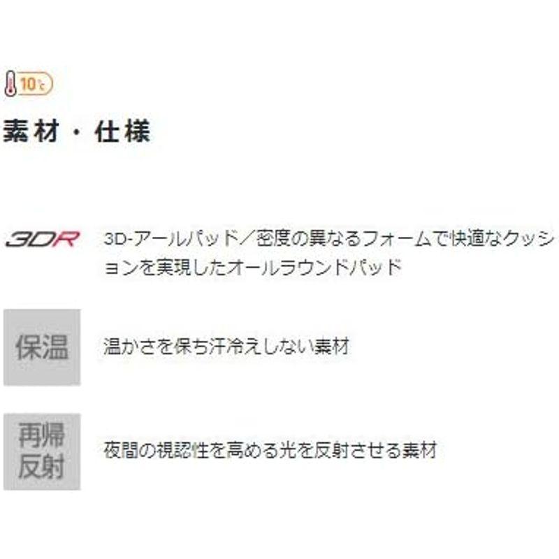 サイクルジャージ パールイズミ ブライト タイツ メンズ ブラック M｜chaco-2｜02