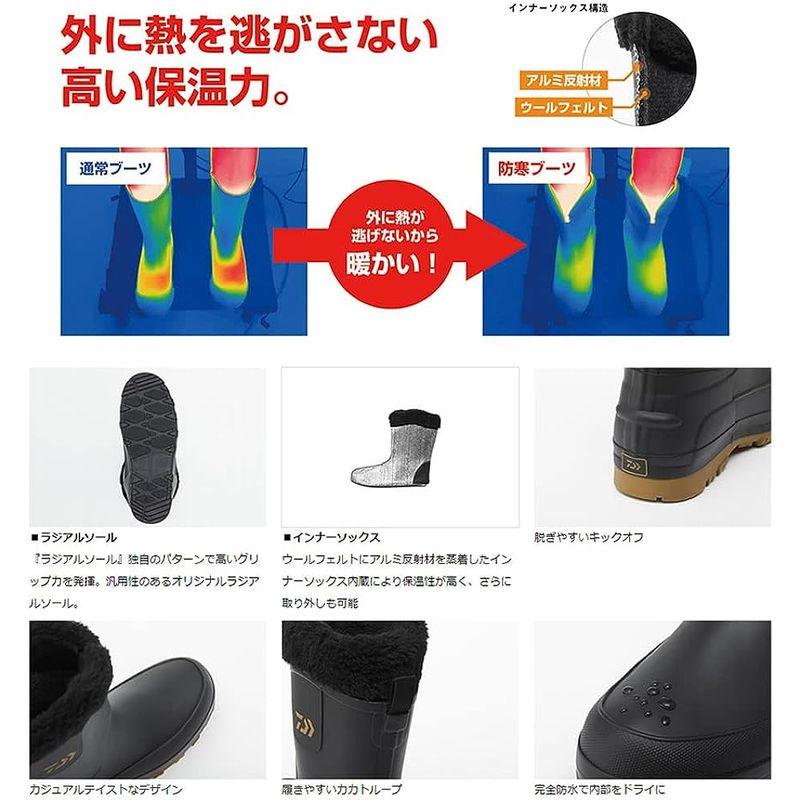 ダイワ(DAIWA) 防寒ブーツ WR-3302 ブラック LL DAIWA 防寒ブーツ WR ブラック LL