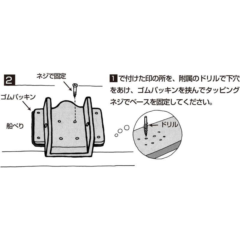 第一精工 ロッドホルダー 竿受け ラーク竿受け 1800 ボート釣り用 01019 ブラック ロッドホルダー 竿受け ラーク竿受け ボート釣り用 ブラック