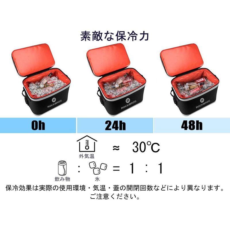 ROCKBROS(ロックブロス)クーラーボックス 小型 ソフトクーラーボックス 保冷力約48時間 18L 大容量 釣り キャンプ お弁当 B 釣り キャンプ ロックブロス クーラーボックス 小型 ソフトクーラーボックス 保冷力約48時間 18L 大容量 お弁当 L*W*H