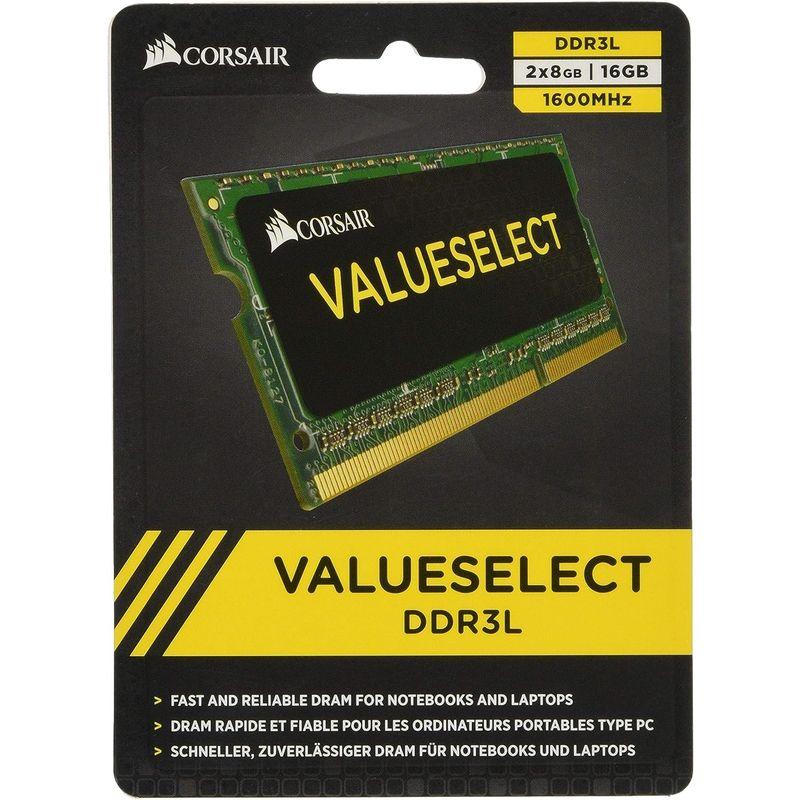 PC用メモリ 8GB×2枚キット CORSAIR DDR3 SO-DIMM メモリモジュール Value Select Series CMSO16GX3M｜chaco-2｜02