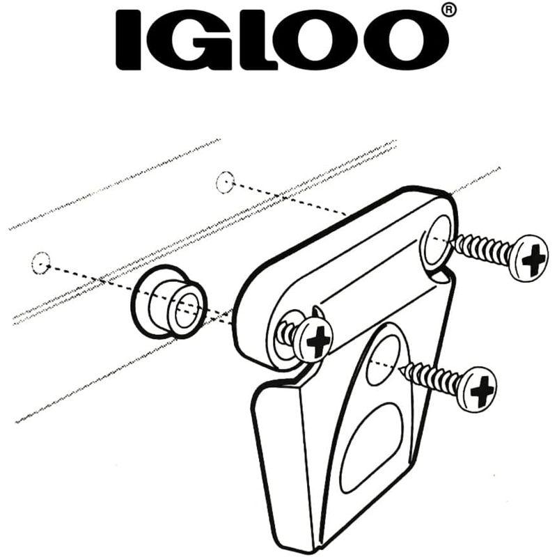 クーラーボックス Set of 2 Igloo Cooler Latch Posts & Screws (Part #24013) by Igloo｜chaco-2｜02