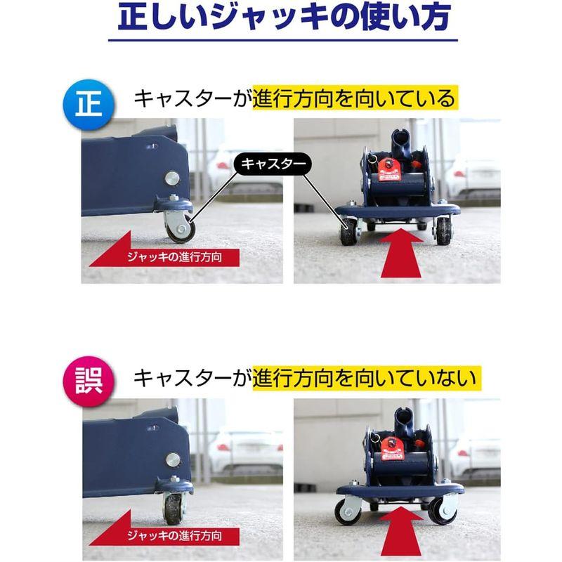 車用油圧フロアージャッキ メルテック 車用 油圧フロアージャッキ 3t ハイリフト 最高値/最低値 435/140mm Meltec FA-30｜chaco-2｜07