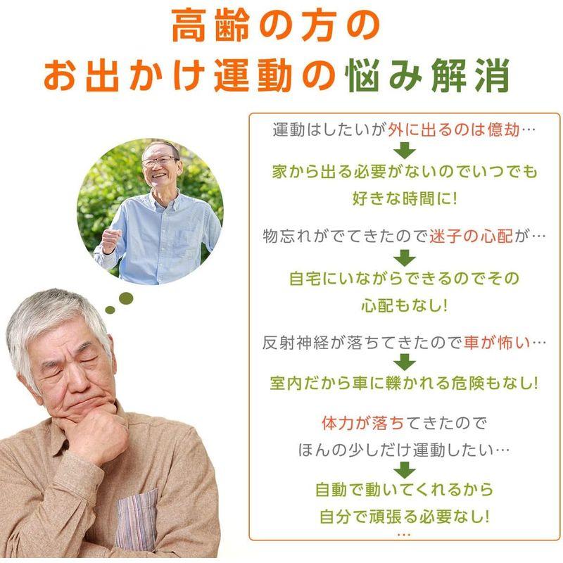 フィットネスマシン TOKAIZ フィットネスバイク ミニ 組み立て不要 電動 ウォーキングマシン オートモード 速度5段階調整 コンパ｜chaco-2｜05