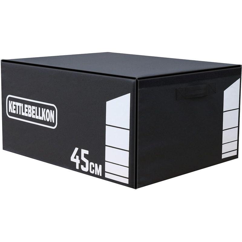【日本未発売】 KETTLEBELLKON（ケトルベル魂）ジョイント式ソフトプライオボックス (ブラック 15，30，45，60cmセット) 【2028444008】(71092円)