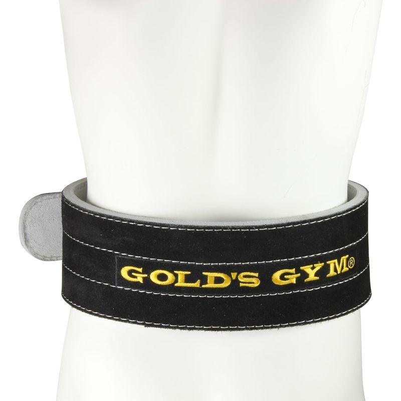 ウェイトトレーニング用ベルト ゴールドジム(GOLD`S GYM) パワーベルト シングルピン G3351 M｜chaco-2｜02