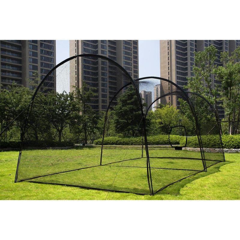 バッティングゲージ 野球バッティングネット 防球ネット 軟式硬式 6.7m 野球バッティングネット 防球ネット 軟式硬式 7m