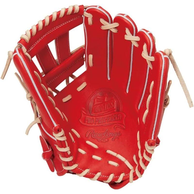 ローリングス Rawlings 硬式 プロプリ NP6 Rオレンジ 硬式用グローブ （GH1PRNP6-ROR） (ROR)レッドオレンジ｜chaco-2｜02