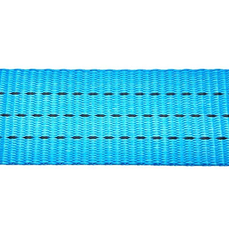 人気セール ラッシングベルト アヴィエラン(AVIELAN) オールステンレス 50mm幅 エンドレス 3.5m ブルー