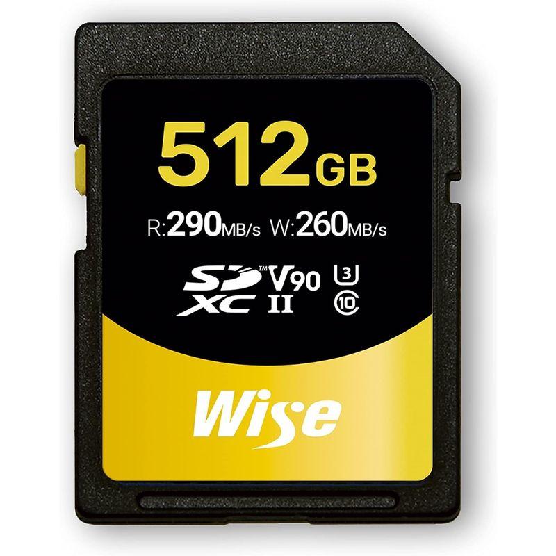 デジタルカメラ用メモリーカード Wise SDXC UHS-II メモリーカード SD-Nシリーズ 512GB Class10 V90 UHS-II対応 読取り290MB/｜chaco-2｜02