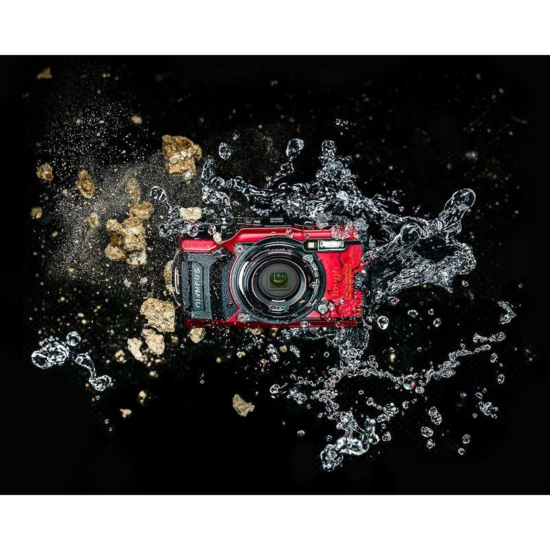 コンパクトデジタルカメラ レッド デジタルカメラ OLYMPUS Tough TG-6 1200万画素CMOS F2.0 15m 防水 100kgf耐荷重 GPS 内｜chaco-2｜06