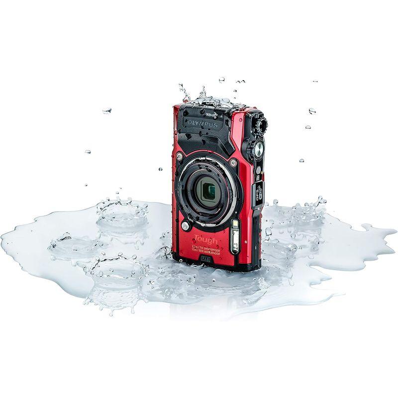 コンパクトデジタルカメラ レッド デジタルカメラ OLYMPUS Tough TG-6 1200万画素CMOS F2.0 15m 防水 100kgf耐荷重 GPS 内｜chaco-2｜08