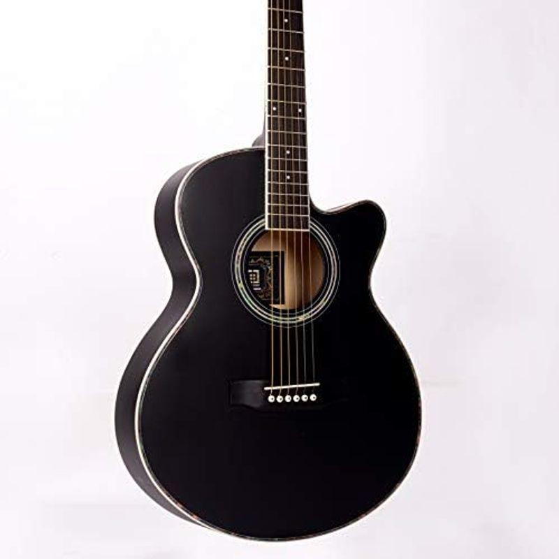 Mademu アコースティックギター 初心者セット カッタウェイ(Cut-Away)タイプ 入門練習ギター 16点セット QGW1115232333(10453円)