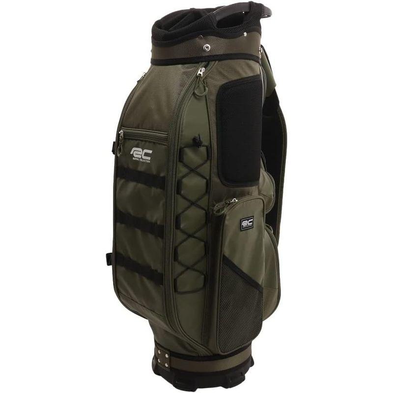 【アウトレット品】 ロイヤルコレクション（ROYALCOLLECTION） ゴルフ キャディバッグ カート式 9型 6分割 RC RCCB-2201-KHK （ 【MY9349287322】(32768円)