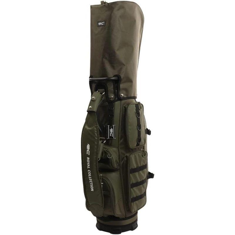 【アウトレット品】 ロイヤルコレクション（ROYALCOLLECTION） ゴルフ キャディバッグ カート式 9型 6分割 RC RCCB-2201-KHK （ 【MY9349287322】(32768円)