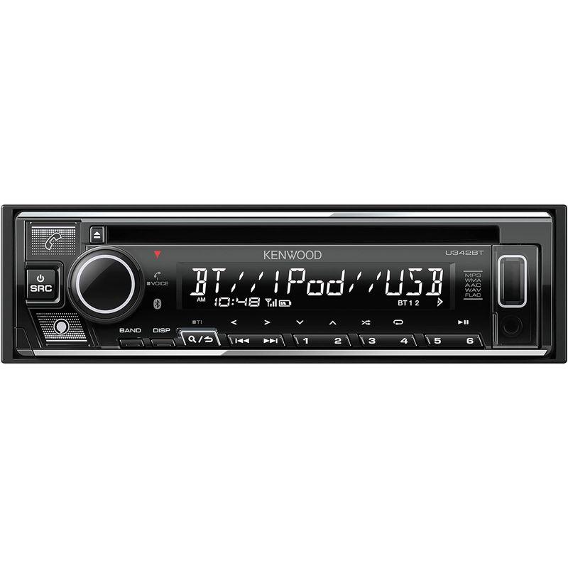 カーオーディオ ケンウッド 1DINレシーバー U342BT MP3 WMA AAC WAV FLAC対応 CD USB iPod Bluetooth ケン｜chaco-2｜07