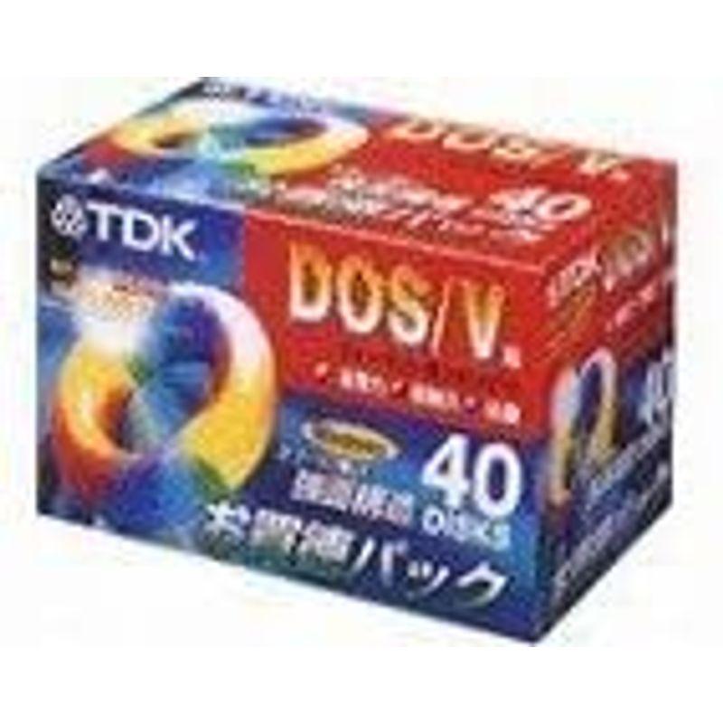 フロッピーディスク 3.5型 40枚 TDK 2HD DOS/V Windows MF2HD-BMX40S｜chaco-2｜02