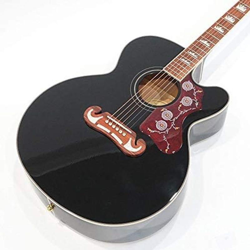 買い公式 Epiphone/J-200EC Studio BK (Black) (EJ-200SCE) エピフォン アコースティックギター アコギ エ