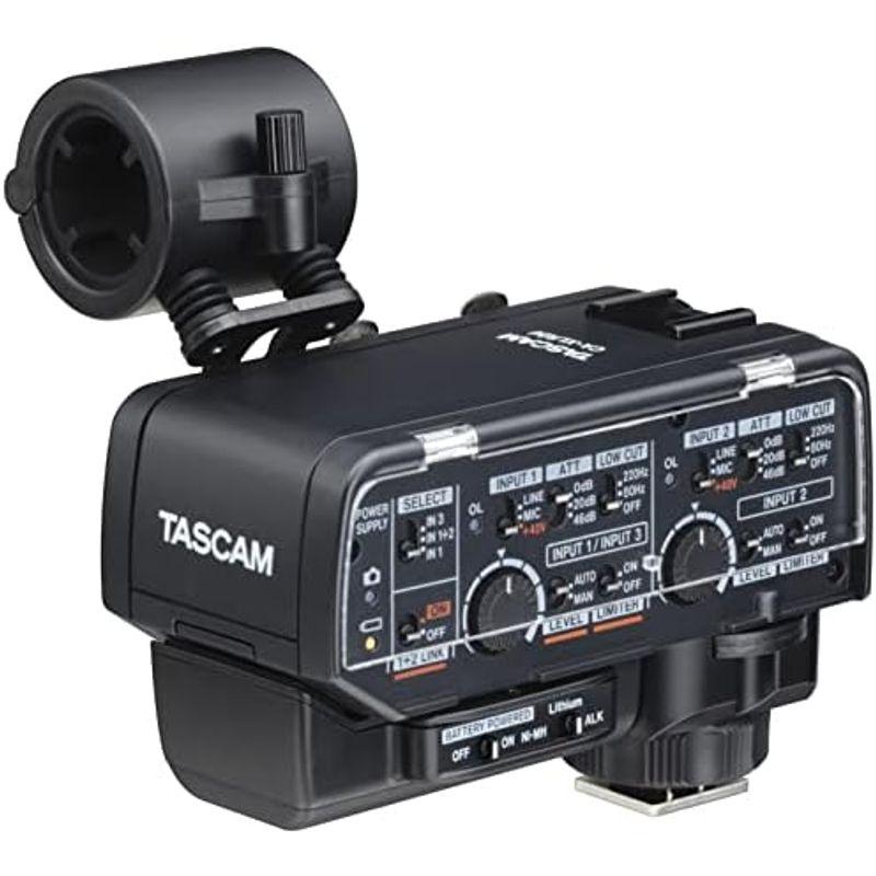 オーディオ機器 TASCAM(タスカム) CA-XLR2d-C ミラーレスカメラ対応XLRマイクアダプター(キヤノンキット) 2チャンネルミキサー/プリアン｜chaco-2｜04
