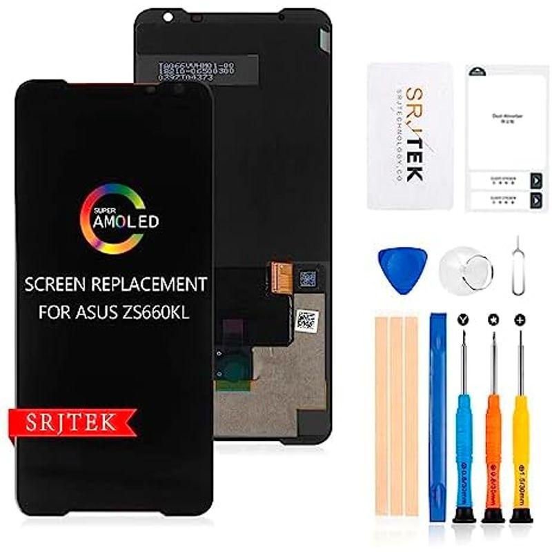 スマートフォン SRJTEK for ASUS ROG Phone II ZS660KL i001DB ROG Phone 2 6.59"タッチパネルLCD｜chaco-2｜02