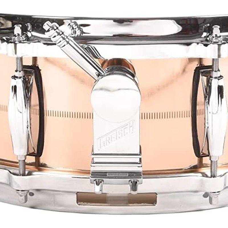 スネアドラム Gretsch Drums グレッチドラムス USA Custom Metal Shell 5x14インチ Bronze G4｜chaco-2｜05