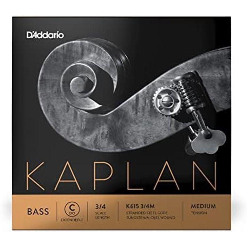 ベース弦 ウッドベース(コントラバス)弦 D'Addario ダダリオ Kaplan Double セット K610 3/4L Light Tensi｜chaco-2｜13