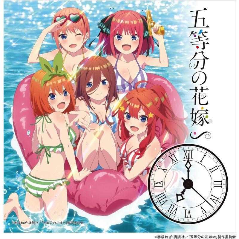 FANTASY NAVI 「五等分の花嫁∽/The Quintessential Quintuplet」アクリル時計 (集合 水着)｜chaco-2｜02