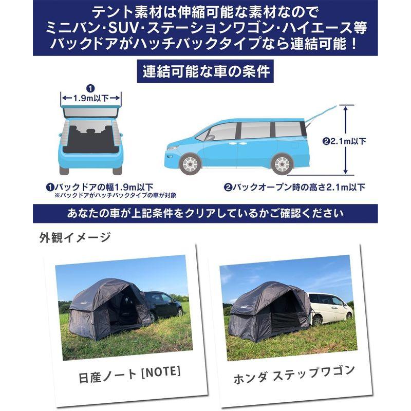 リアゲートハッチバックテント　Landfield Amazon | LandField ランドフィールド リアゲート ハッチバック