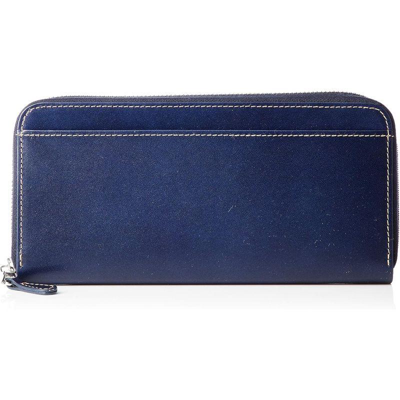 ホワイトハウスコックス 財布 S1088 LARGE ZIP ROUND PURSE 長財布 S1088 NAVY/NATURAL 並行輸入｜chaco-2｜04