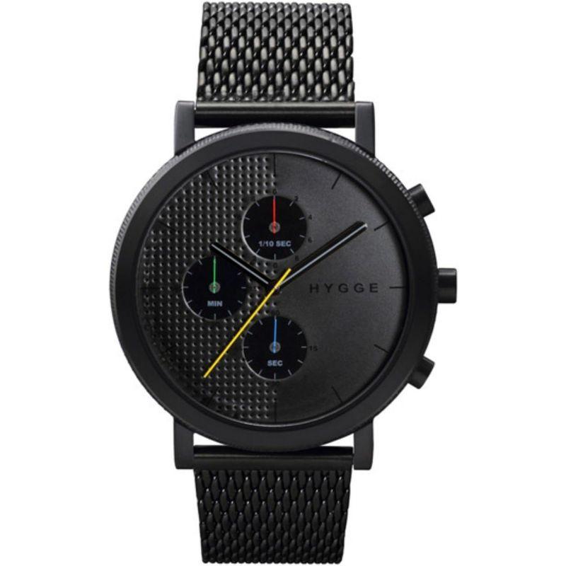 ヒュッゲ HYGGE 腕時計 クオーツ MSM2204BC ブラック メンズ 国内正規品｜chaco-2｜02