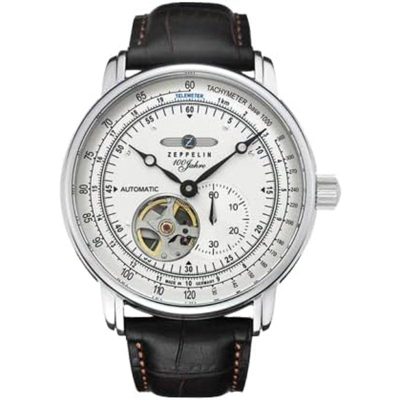 ツェッペリン 腕時計 100周年記念モデル Special Edition 100 Years Zeppelin メンズ アイボリー ZEP｜chaco-2｜02