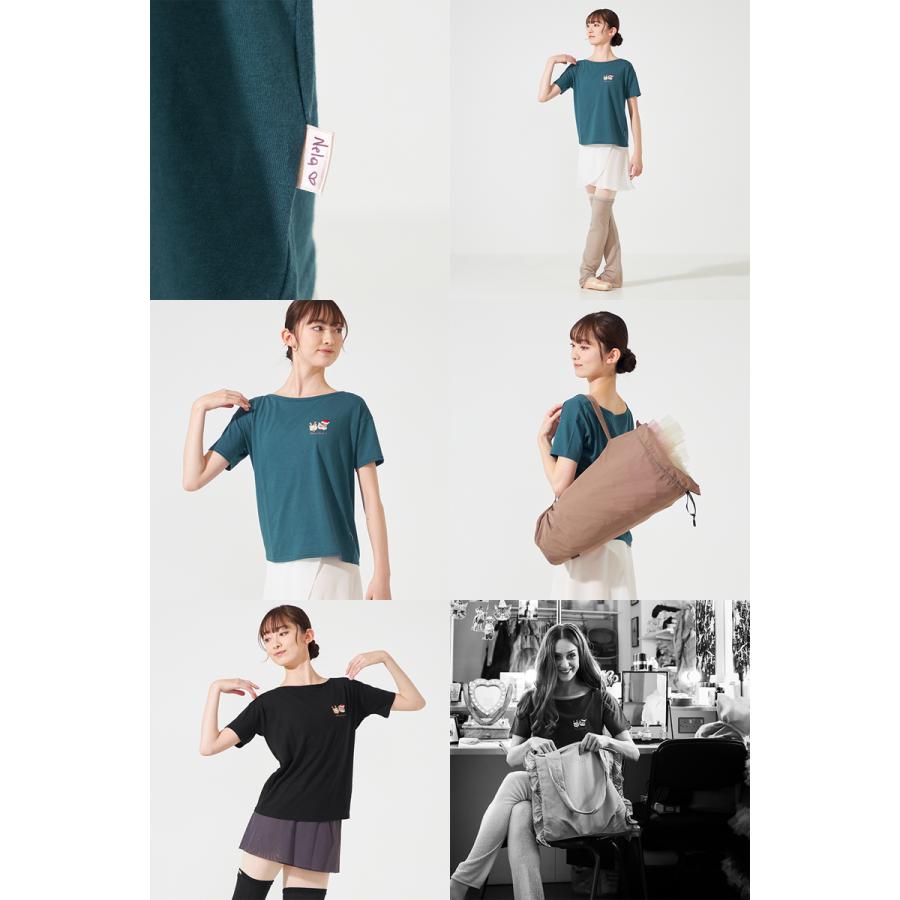 チャコット Nelaライン Tシャツ ベージュ ◎【Nela ライン】Tシャツ