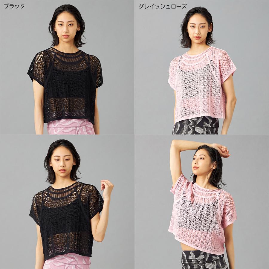 未使用　チャコット ノーソーイングニット メッシュTシャツM Chacott（チャコット） 【チャコット 公式(chacott)】【ノーソーイング