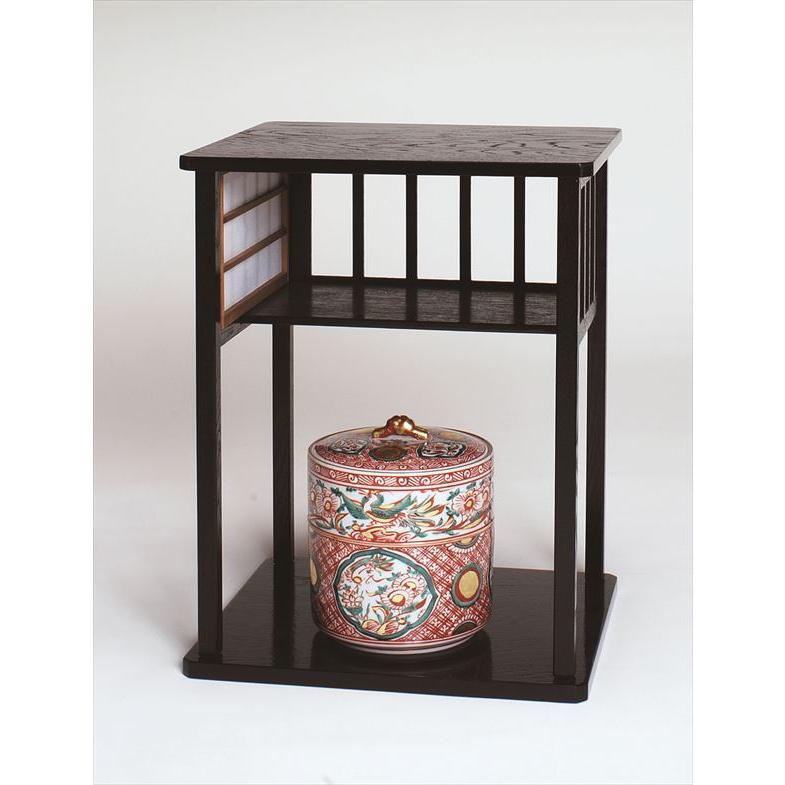 水指 呉須 赤絵 高野昭阿弥作（桐箱） ※棚別売り : 茶道具 銘茶 左座園