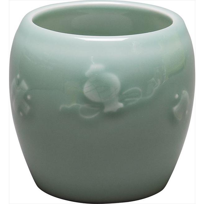 火入 青磁 宝尽 横石嘉助作（桐箱） : 茶道具 銘茶 左座園 Yahoo!店 