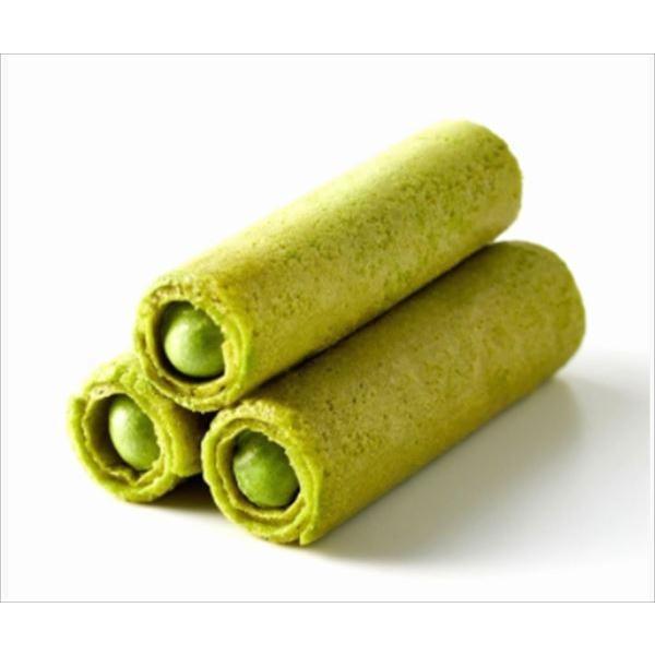 【抹茶スイーツ菓子】【抹茶／Matcha】八女伝統本玉露使用のクリームロール『玉露ほろり（13本袋入 ）』