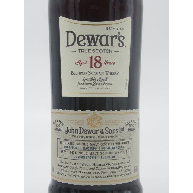 デュワーズ18年（Dewar's 18 Years ）　 750ml 未開封新品 Dewar's デュワーズ 18年 [ ブレンデッド スコッチ ウイスキー