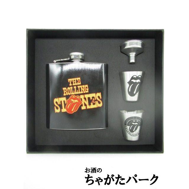 ザ ローリング ストーンズ ヒップ フラスコ＆ショットグラス付きセット