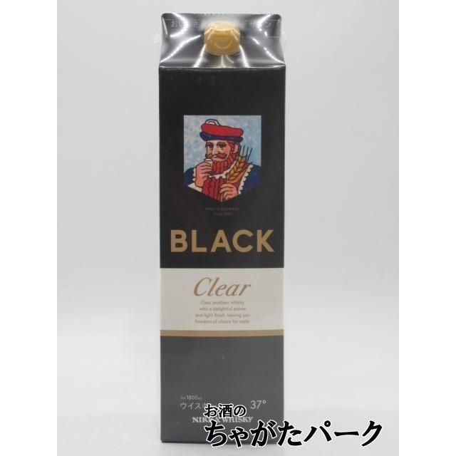 ブラックニッカ ニッカブラックニッカクリア紙パック37度1800ml : お酒