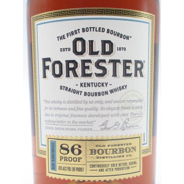 OLD FORESTER（オールドフォレスター） 86プルーフ 並行品 43度 750ml