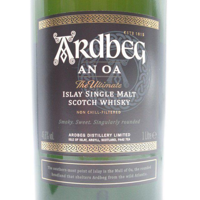 ARDBEG（アードベッグ） アン オー 並行品 46.6度 1000ml : お酒のちゃ