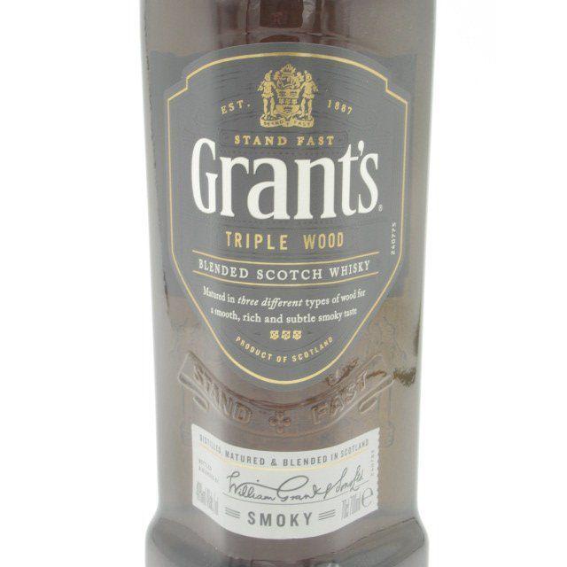 限定品】 グランツ トリプルウッド スモーキー 正規品 40度 700ml : お
