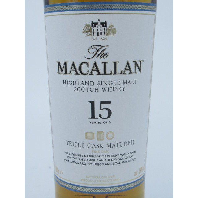 ザ マッカラン 15年 トリプルカスク 並行品 43度 700ml