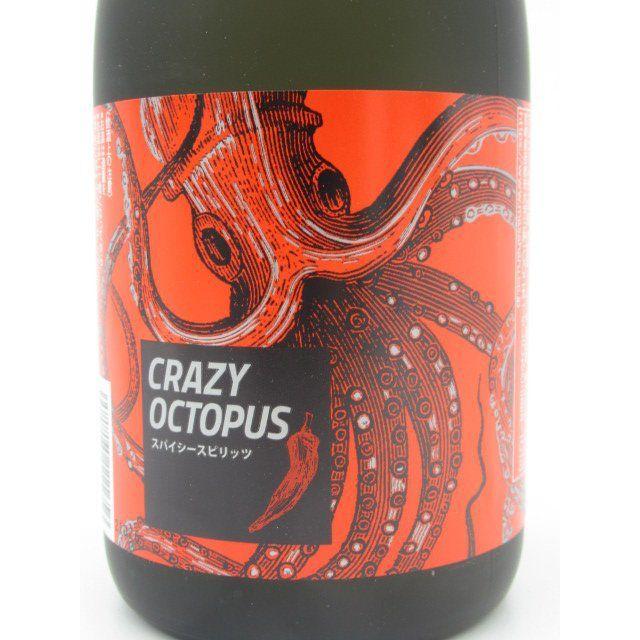 【銀だこコラボ】 正春酒造 CRAZY OCTOPUS クレイジーオクトパス 唐辛子漬け込み スピリッツ 25度 720ml ■ソースとの相性抜群 いも焼酎｜chagatapark｜02