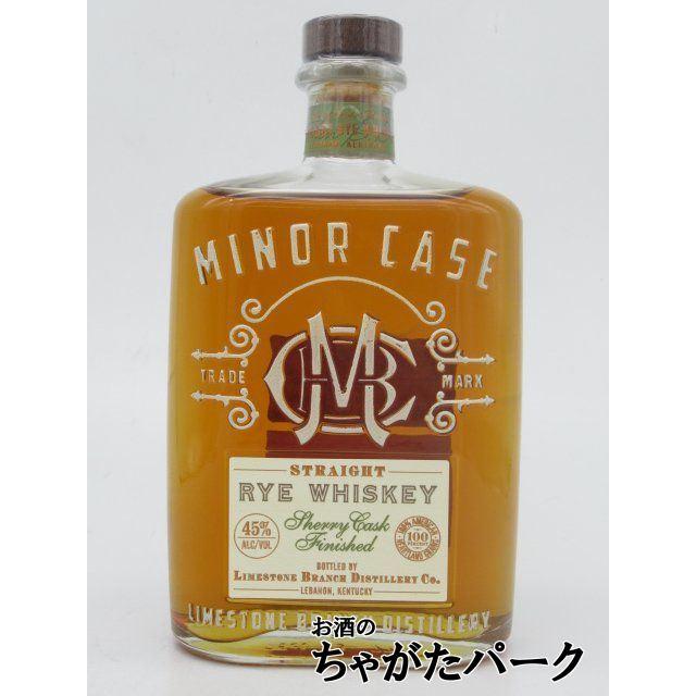 マイナーケース シェリーカスク フィニッシュ ストレート ライ