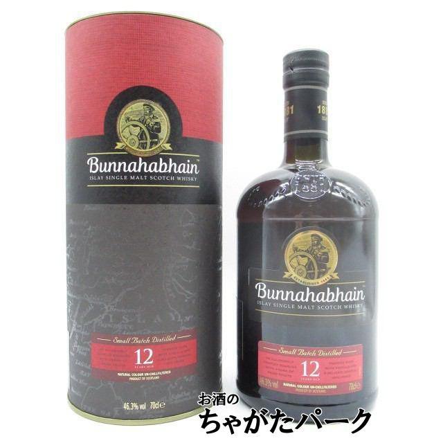 Bunnahabhain（ブナハーブン） 12年 正規品 46.3度 700ml : お酒のちゃ